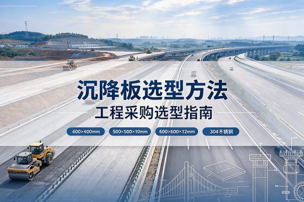 巫溪沉降板选择方法