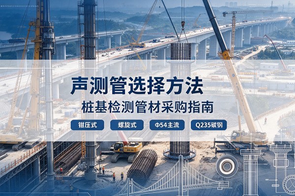 巫溪声测管选型标准