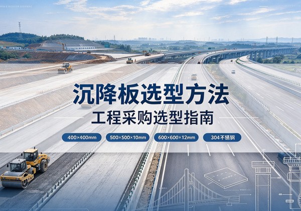 巫溪沉降板选择方法