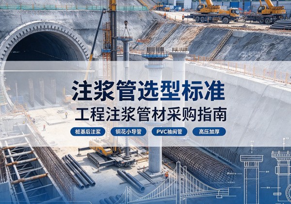 巫溪注浆管选型标准